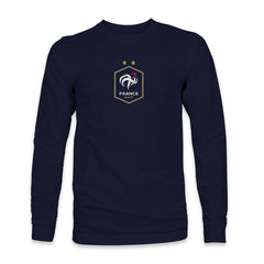 France National Team 1863FC Color Badge Long Sleeve T-Shirt - Navy