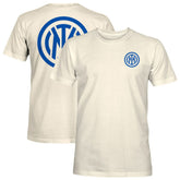 Inter Milan 1863FC Big Logo Heavyweight T-Shirt - Cream