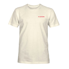 Bayern Munich 1863FC Big Logo Heavyweight T-Shirt - Cream