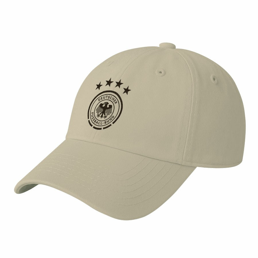 Germany National Team 1863FC Retro Badge Crew Adjustable Hat - Cream
