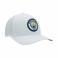 Manchester City 1863FC Mono Badge High Point Adjustable Hat - White