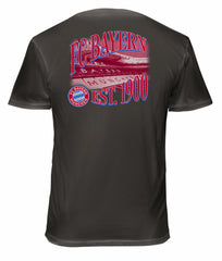 Bayern Munich 1863FC Duo-Tone Stadium Soft Wash T-Shirt - Heather Gray