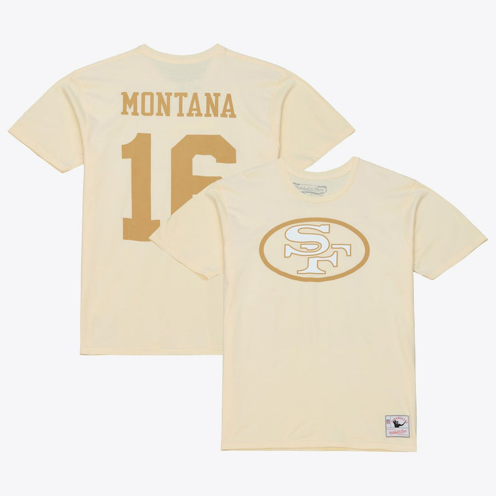 Joe Montana Sandman Name & Number T-Shirt - San Francisco 49ers