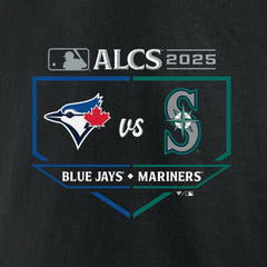 MLB Toronto Blue Jays vs. Seattle Mariners 2025 American League Championship Series Matchup Batter's Box T-Shirt