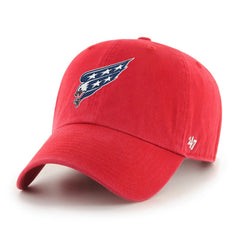 NHL Red Washington Capitals '47 Alternate Clean Up Adjustable Hat