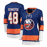 NHL Royal Matthew Schaefer New York Islanders Fanatics Women's Home Breakaway Player Jerseys
