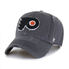 NHL Charcoal Philadelphia Flyers '47 Weathered Clean Up Adjustable Hat