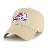 NHL Khaki Colorado Avalanche '47 Logo Clean Up Adjustable Hat