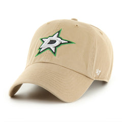 NHL Khaki Dallas Stars '47 Logo Clean Up Adjustable Hat