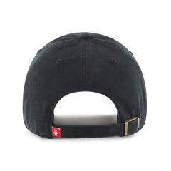 NBA Houston Rockets '47 Black on Black Clean Up Adjustable Hat