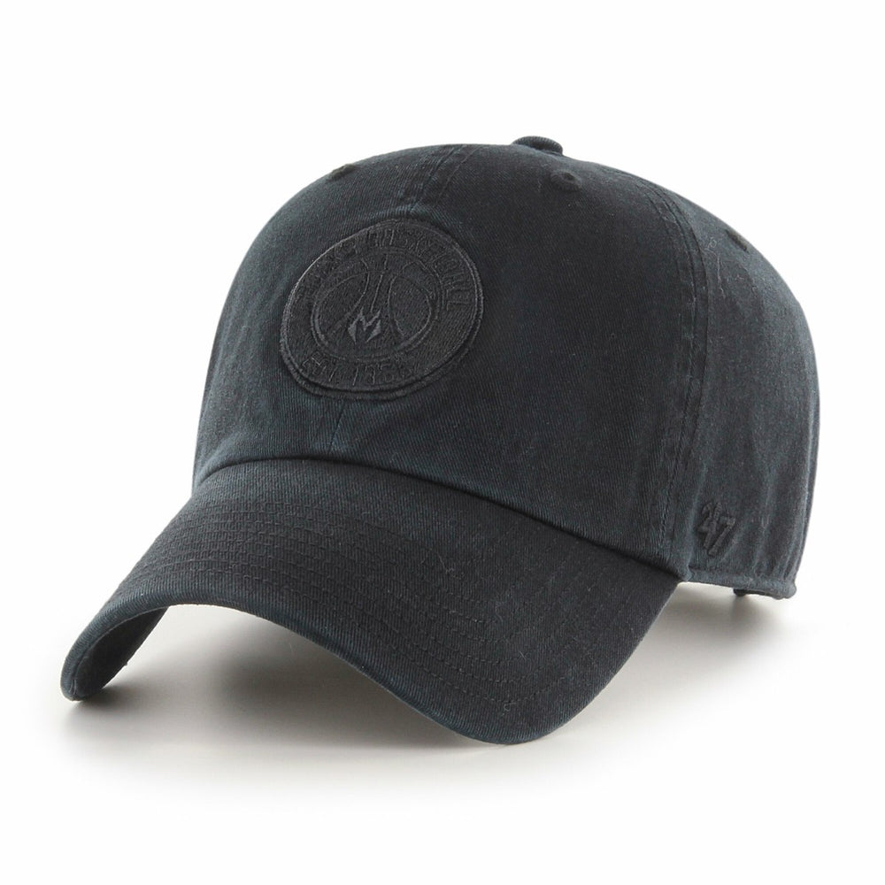 NBA Milwaukee Bucks '47 Black on Black Clean Up Adjustable Hat