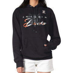 NHL Black Anaheim Ducks G-III 4Her by Carl Banks Shadow Logo Fleece Pullover Hoodie
