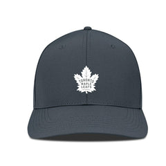 NHL Charcoal Toronto Maple Leafs Levelwear Rise Slate & Snow Structured Flex Hat