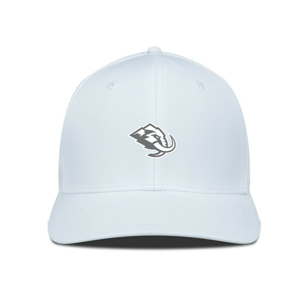 NHL White Utah Mammoth Levelwear Rise Slate & Snow Structured Flex Hat