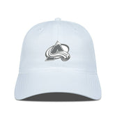 NHL White Colorado Avalanche Levelwear Matrix Slate & Snow Unstructured Adjustable Hat