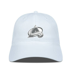 NHL White Colorado Avalanche Levelwear Matrix Slate & Snow Unstructured Adjustable Hat