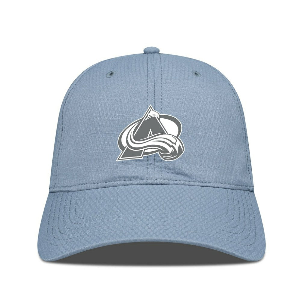 NHL Blue Colorado Avalanche Levelwear Matrix Slate & Snow Unstructured Adjustable Hat