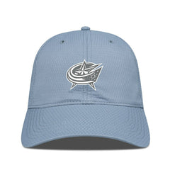 NHL Blue Columbus Blue Jackets Levelwear Matrix Slate & Snow Unstructured Adjustable Hat