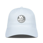 NHL White New York Islanders Levelwear Matrix Slate & Snow Unstructured Adjustable Hat