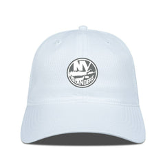 NHL White New York Islanders Levelwear Matrix Slate & Snow Unstructured Adjustable Hat