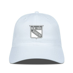 NHL White New York Rangers Levelwear Matrix Slate & Snow Unstructured Adjustable Hat