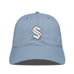 NHL Blue Seattle Kraken Levelwear Matrix Slate & Snow Unstructured Adjustable Hat