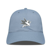 NHL Blue San Jose Sharks Levelwear Matrix Slate & Snow Unstructured Adjustable Hat