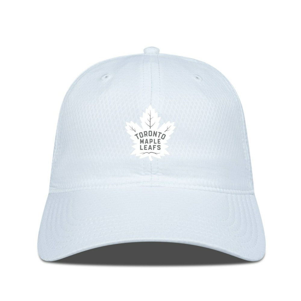 NHL White Toronto Maple Leafs Levelwear Matrix Slate & Snow Unstructured Adjustable Hat