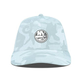 NHL Camo New York Islanders Levelwear Clash Slate & Snow Meshback Flex Hat