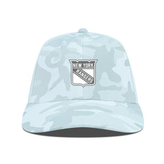 NHL Camo New York Rangers Levelwear Clash Slate & Snow Meshback Flex Hat