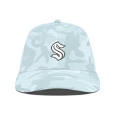NHL Camo Seattle Kraken Levelwear Clash Slate & Snow Meshback Flex Hat