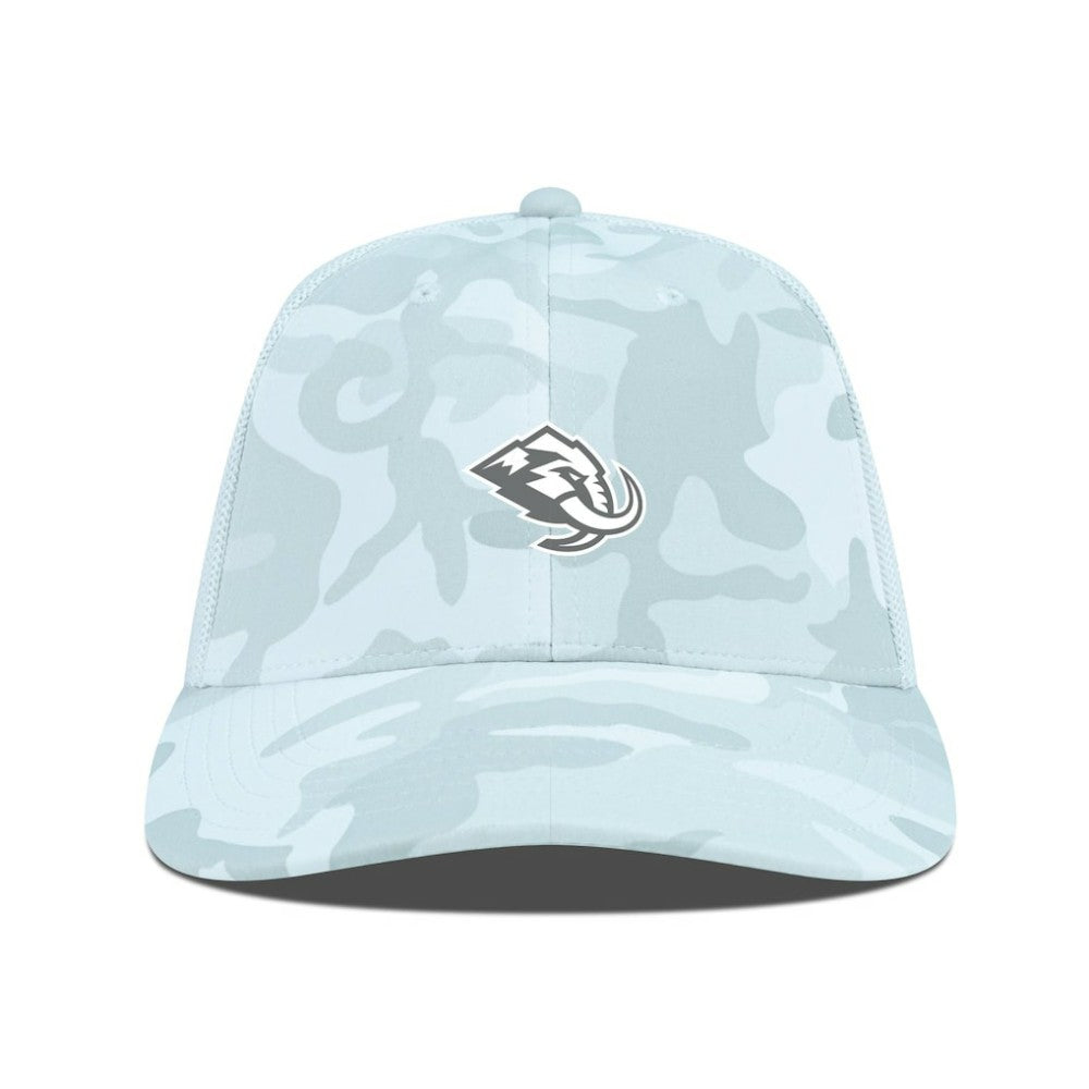 NHL Camo Utah Mammoth Levelwear Clash Slate & Snow Meshback Flex Hat