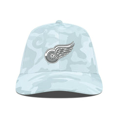 NHL Camo Detroit Red Wings Levelwear Clash Slate & Snow Meshback Flex Hat