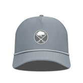 NHL Gray Buffalo Sabres Levelwear Gordon Slate & Snow Rope Adjustable Hat