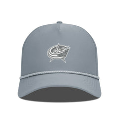 NHL Gray Columbus Blue Jackets Levelwear Gordon Slate & Snow Rope Adjustable Hat