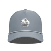 NHL Gray Edmonton Oilers Levelwear Gordon Slate & Snow Rope Adjustable Hat