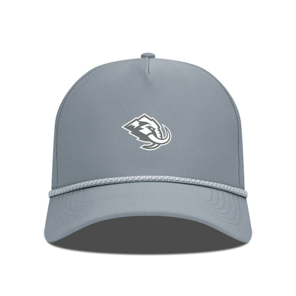 NHL Gray Utah Mammoth Levelwear Gordon Slate & Snow Rope Adjustable Hat