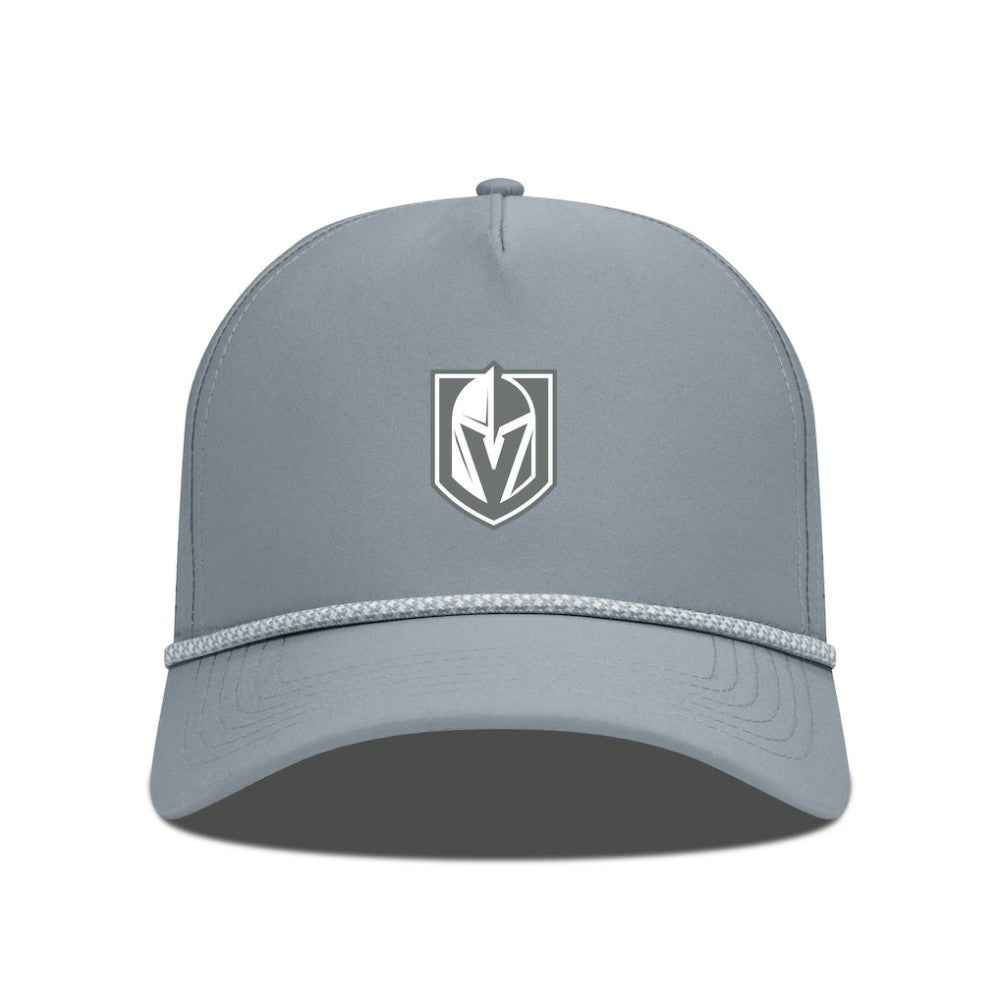 NHL Gray Vegas Golden Knights Levelwear Gordon Slate & Snow Rope Adjustable Hat