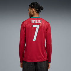 Cristiano Ronaldo Portugal National Team 2026 Home Replica Long Sleeve Jersey - Puma Red