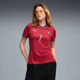 Cristiano Ronaldo Portugal National Team Women's 2026 Home Replica Jersey - Puma Red