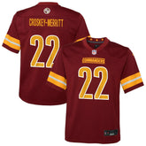 Jacory Croskey-Merritt Youth Team Game Jersey - Washington Commanders