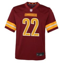 Jacory Croskey-Merritt Youth Team Game Jersey - Washington Commanders