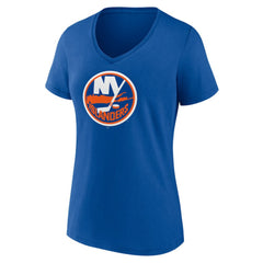 NHL Royal New York Islanders Women's Mother's Day V-Neck T-Shirt