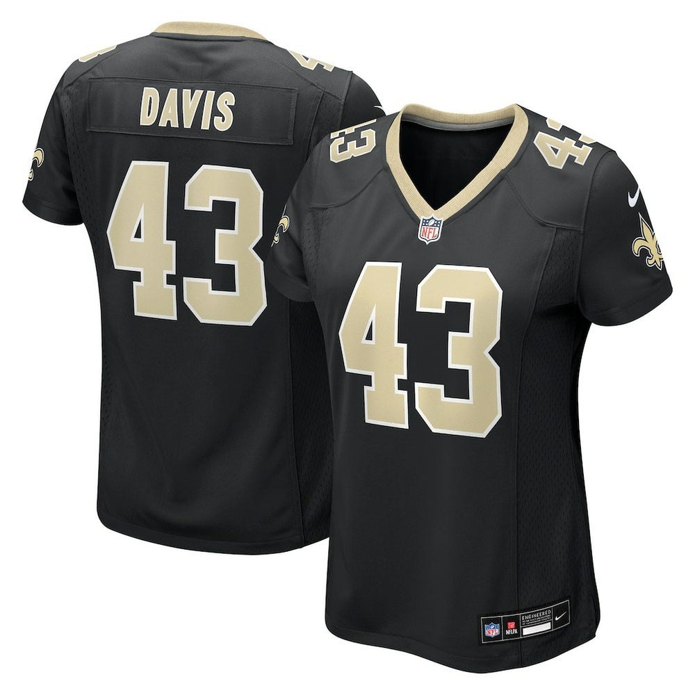Michael Davis Women's Team Game Jersey - New Orleans Saints