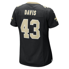 Michael Davis Women's Team Game Jersey - New Orleans Saints