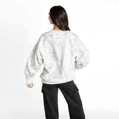 Gameday Couture Women's Whiteout Oversized Premium Fleece Sweatshirt - Minnesota Vikings