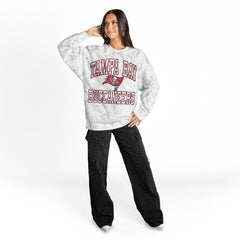 Gameday Couture Women's Whiteout Oversized Premium Fleece Sweatshirt - Tampa Bay Buccaneers