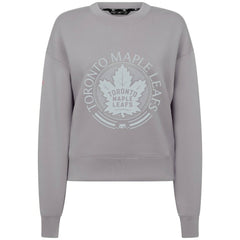 NHL Gray Toronto Maple Leafs Levelwear Women's Slate & Snow Sponge Tri-Blend Sweatshirt