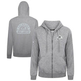 NHL Gray Colorado Avalanche Levelwear Podium Chenille Logo Full-Zip Hoodie