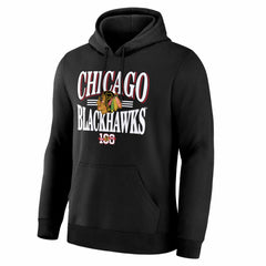 NHL Black Chicago Blackhawks Fanatics Legacy Hoodie